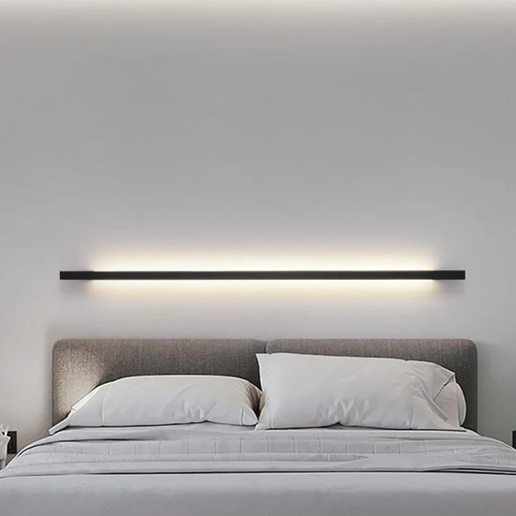 Linear Strip Wall Lamp Ip65 Waterproof 2700K Wall Lamps Modern Waterproof Long Strip Led Wall Lamp Light for Bedroom