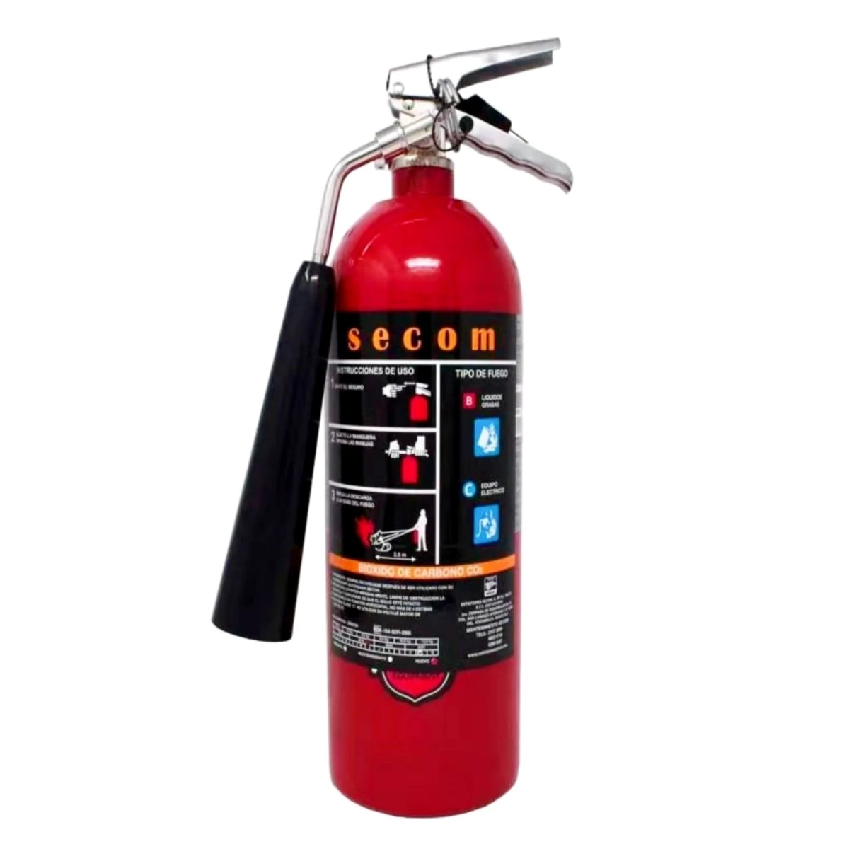 Cost-Effective 2kg-25kg CO2 Gas Automatic Fire Extinguisher Carbon Steel Iso Certified