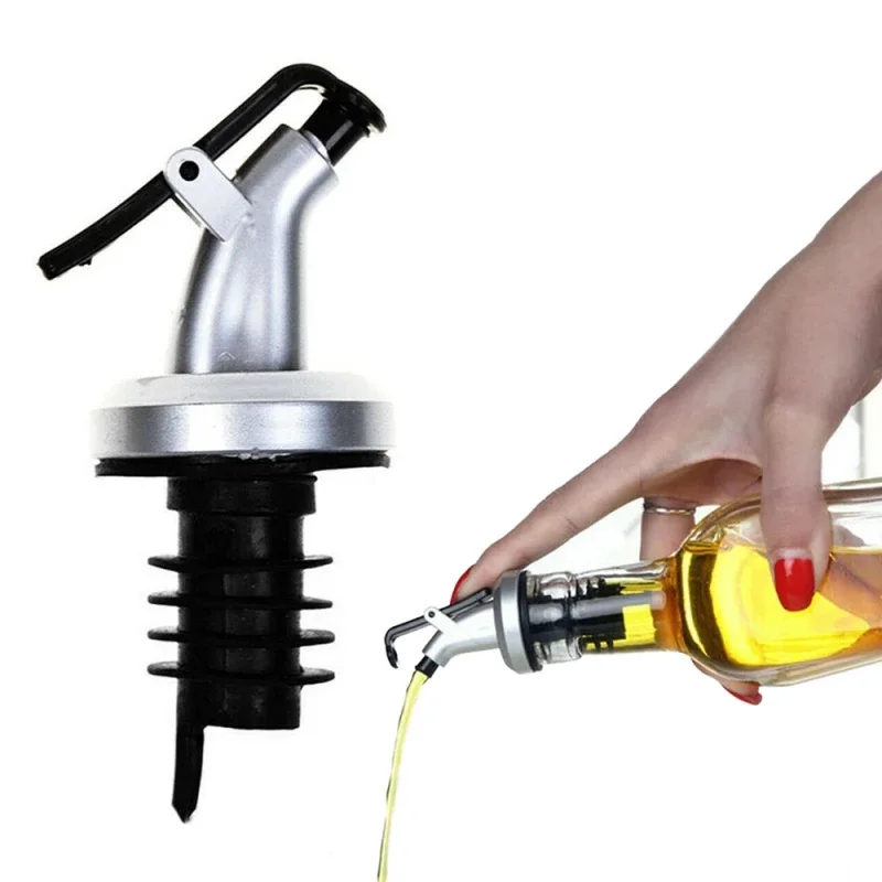 Oil Pour Spouts Olive Oil Vinegar Wine Dispenser Cover Oil Bottle Stopper for Kitchen and Bar