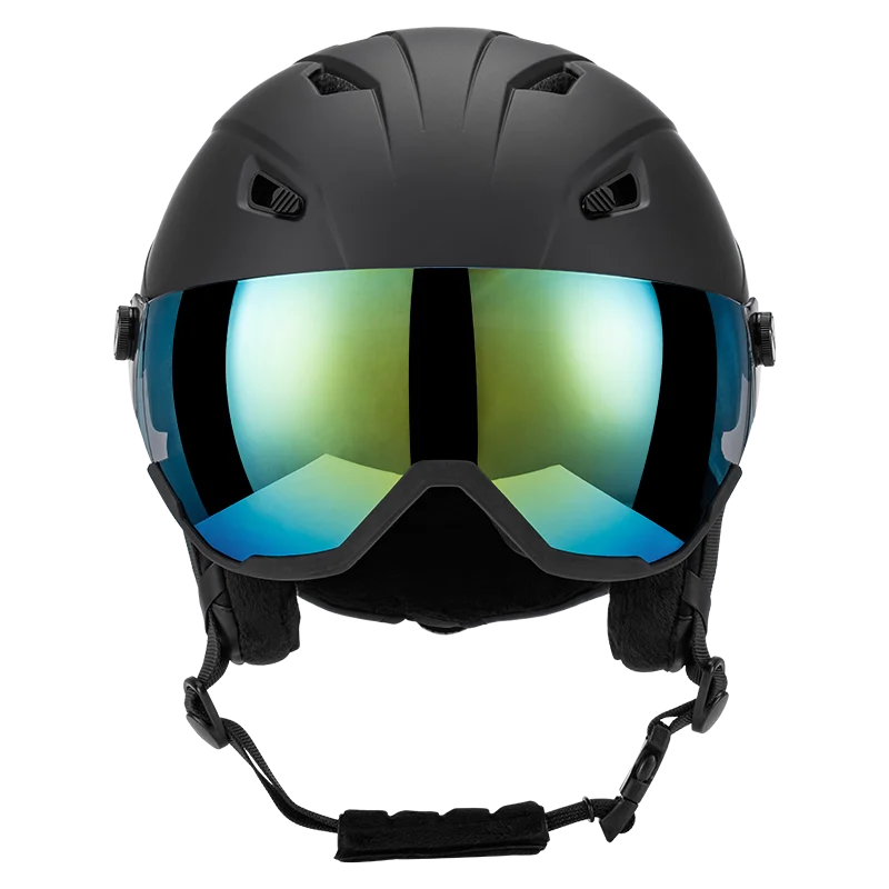 2024 ski helmet with goggle pcshell ceen1077 certification ski goggles&helmet