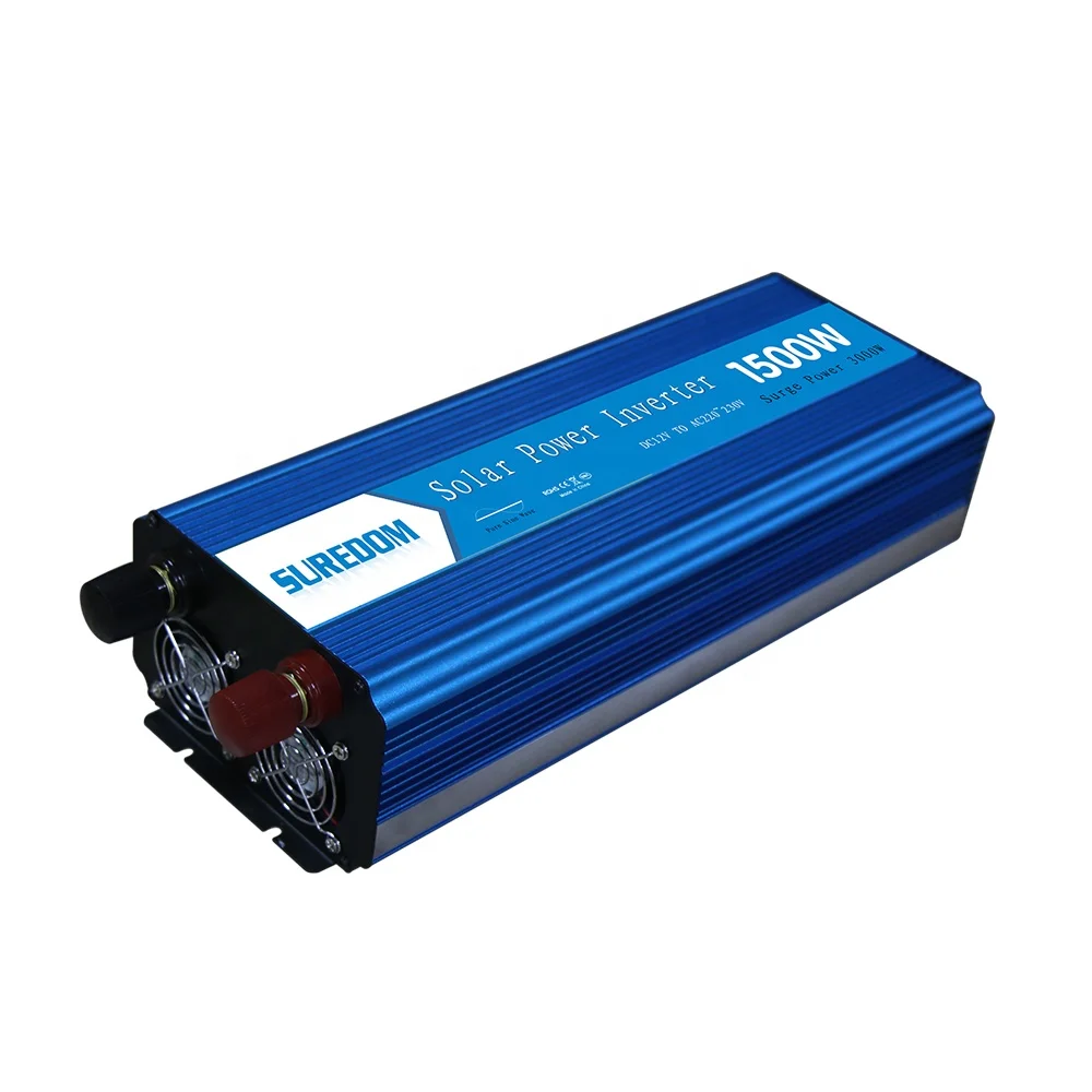 Suredom pure sine wave 1500W 3000w solar DC 12v 24v AC 110v 220v 230v 240v inverter with toroidal transformer