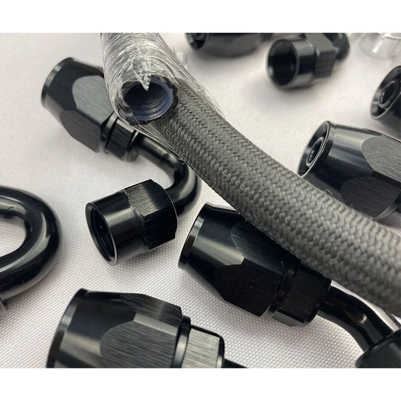 BJR Racing Parts Lightweight racing Aluminum straight hose end