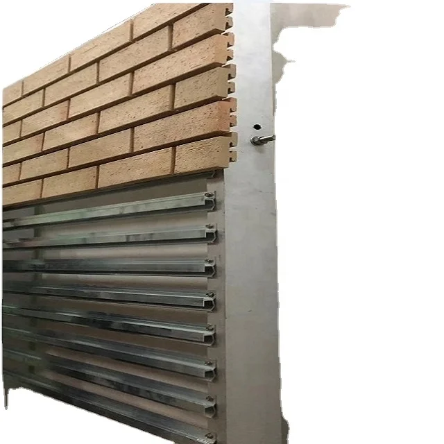 
exterior wall facade wall brick slip with dry hanging system 