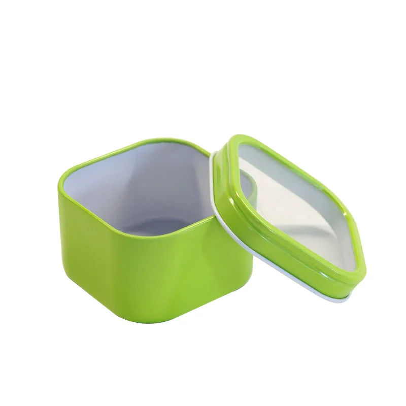 2021 New design square shape tin can metal gift box biscuit and cookie tin can