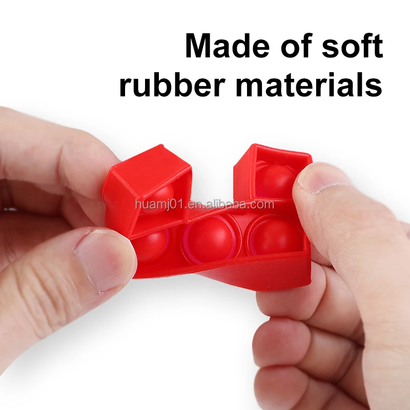 Silicone Stress Relief Toy Tumbler Puzzle Push Pop Bubble Sensory For Children Of Tumbler Fidget Toy
