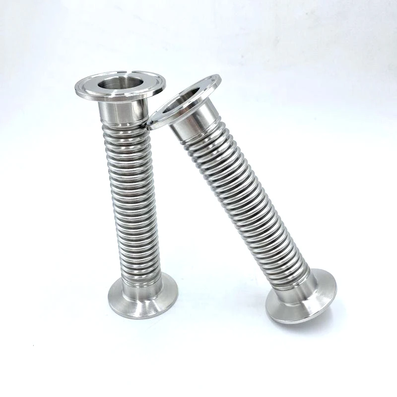 11/2inch Tri Clamp Pipe Bellow Flexible Hose Stainless steel 304