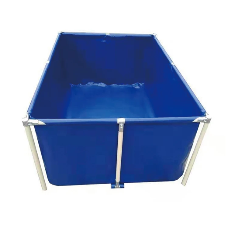 Складной л стальной каркас, ПВХ Biofloc, аквариумный брезент для бассейна, пруда для рыбы