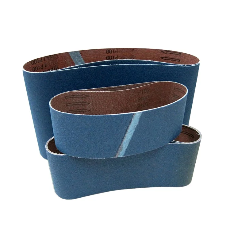 Zirconia alumina aggressive cutting sanding belt for steel alloys