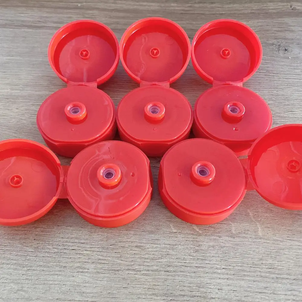 PP plastic bottle flip top cap for cosmetic cream skin care plastic tube flip top bottle cap