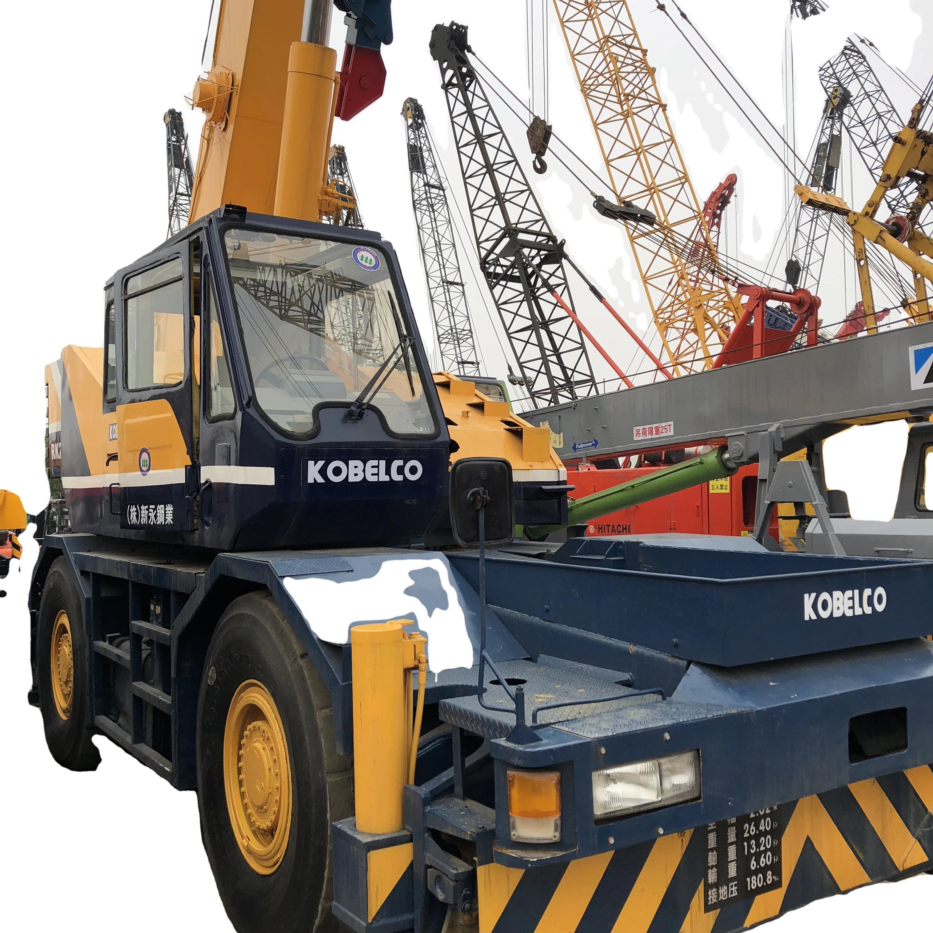 used Kobelco 25ton Second-hand model RK250-6 Rough terrain crane for sale with Good Quality
