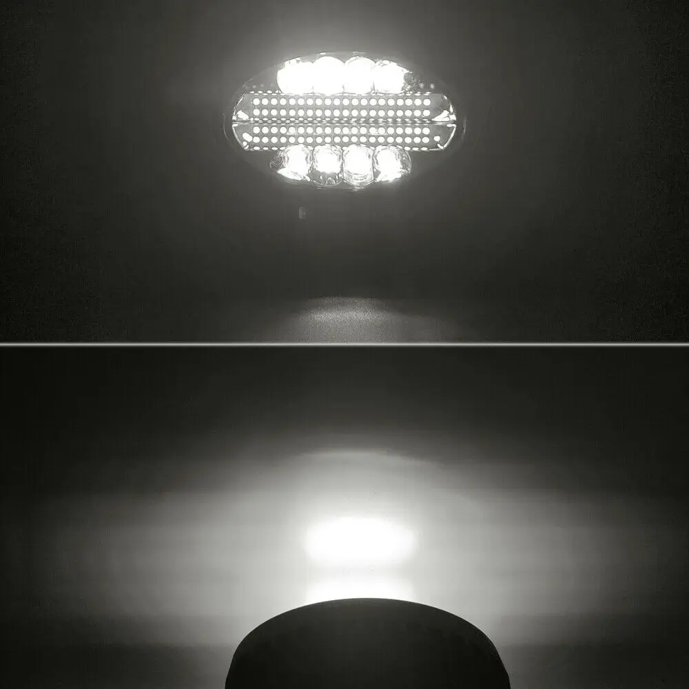 5.5inch 144W Oval Waterproof Spot Flood Beam Combo Strobe Flash Led Work Light Bar Driving light fog lamp for 12V 24V Car Truck