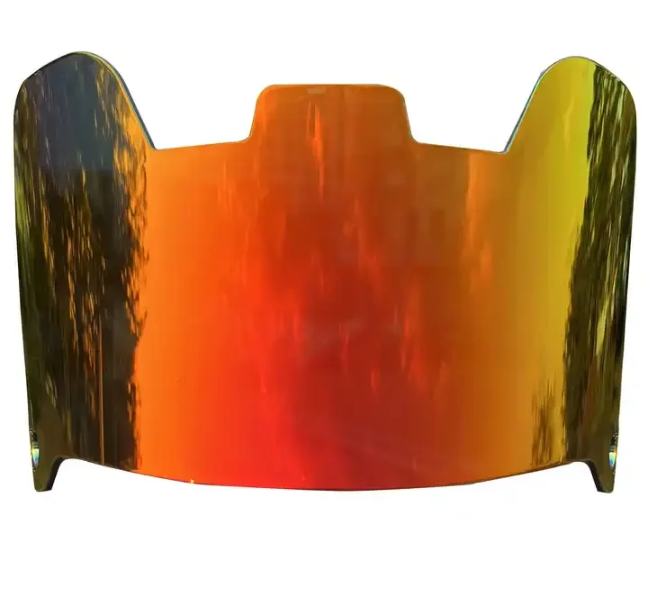 Anti-scratch on Both Sides Face Shield Visor Rugby Visor for Helmet American Football Visor