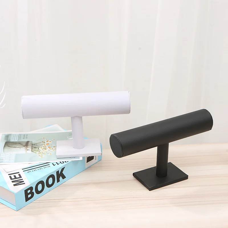 Other Fashion Accessories Rotating Solid Velvet/ Wood/pvc/flannel Jewelry Watch Bangle Bracelet Display Stands For Bracelets