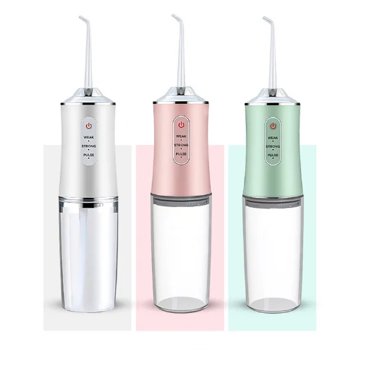 Oral Irrigator Water Flosser 4 Nozzles 3 Modes Customize Logo Water Flosser Kit Home Use Teeth Cleaner Oral Care Tooth Cleaning