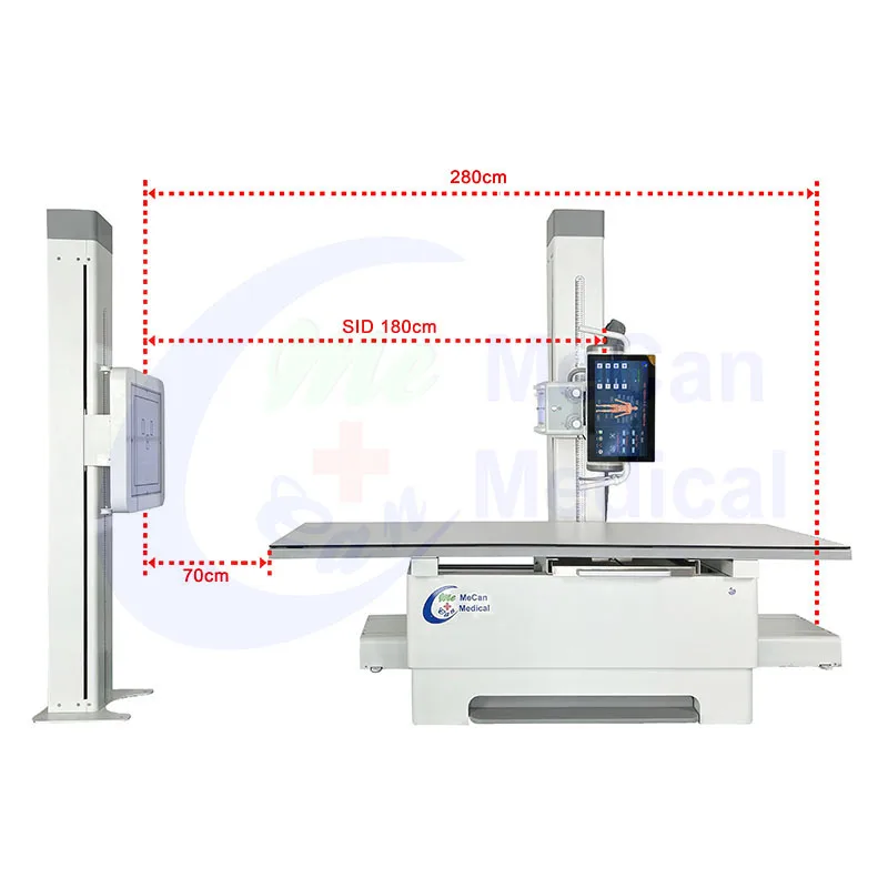 Factory direct sales high frequency big screen DR digital radiography machine computed radiography system x ray machine