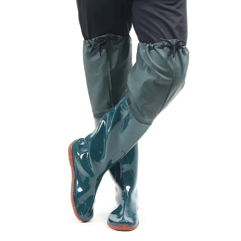 Factory cheap protective PVC  anti-slip safety work waterproof boots unisex agriculture farming rain boots shoes