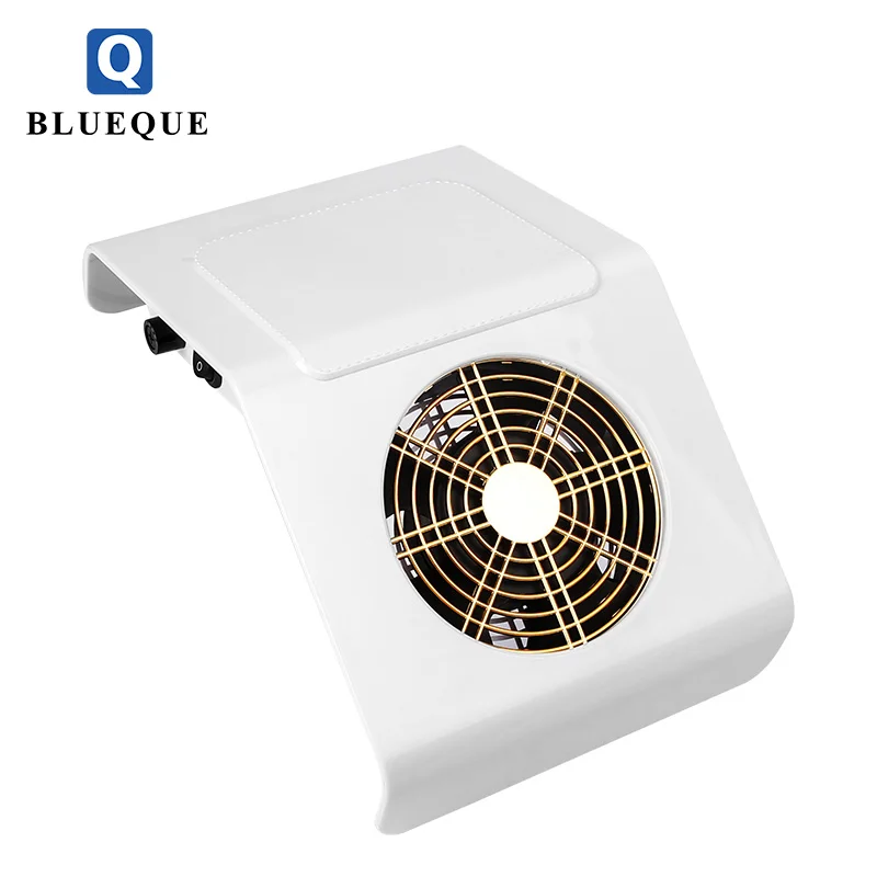 2019 new product BLUEQUE Nail cleaner manicure  40w nail dust collector manicure machine for nail salon