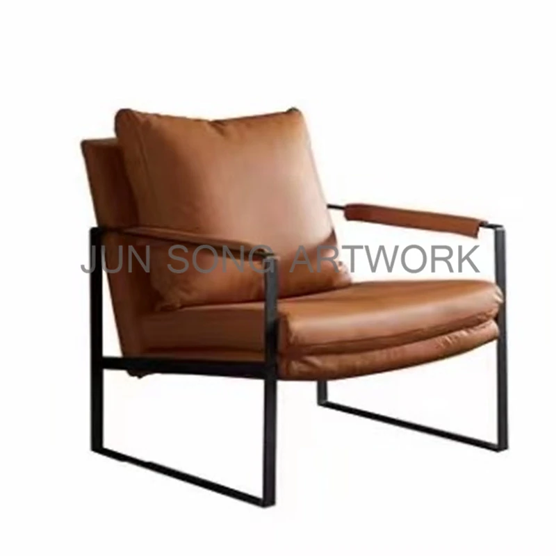 JS C02 New Chinese Style Leisure Chair Design Villa Living Room Decor Single Sofa Chair Hotel Hall Lounge Armchair