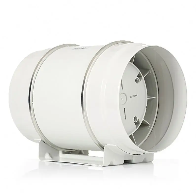 High Air Volume Suction Plastic Mixed Flow Duct  Extractor Fan 230V Wall Fan 4 Inch Plastic  4~12 Inch Hon&guan fan