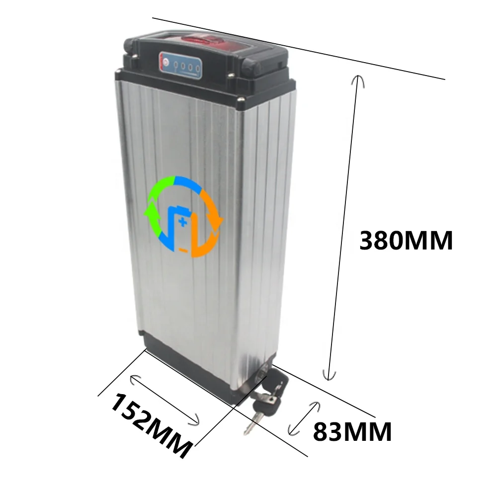 Rechargeable 48v 30ah Rear Rack lithium battery pack