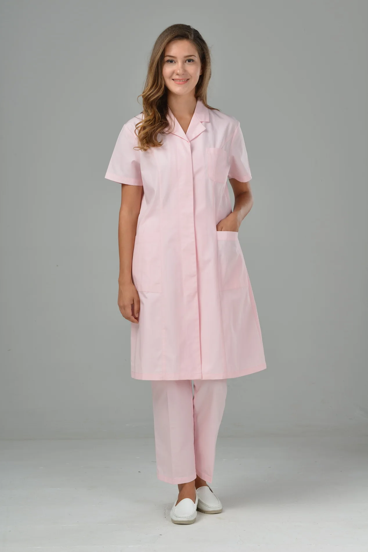 
white collar nurse uniform dress hospital 