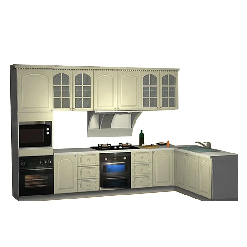 China factory production  used yellow home kitchen furniture