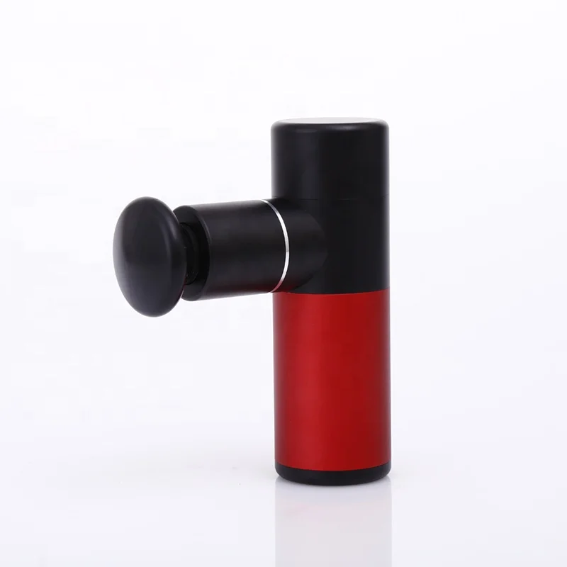 Пистолет для мышечной терапии, ручной массажер для глубоких мышц тела с 9 регулируемыми скоростями, 6 типов массажных головок