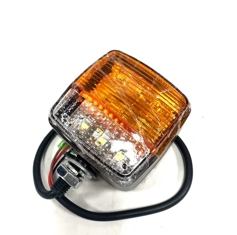 
HELI Forklift Part LED Forklift Double-sided turn signal Lamp 12-80V with 3 Wirings 