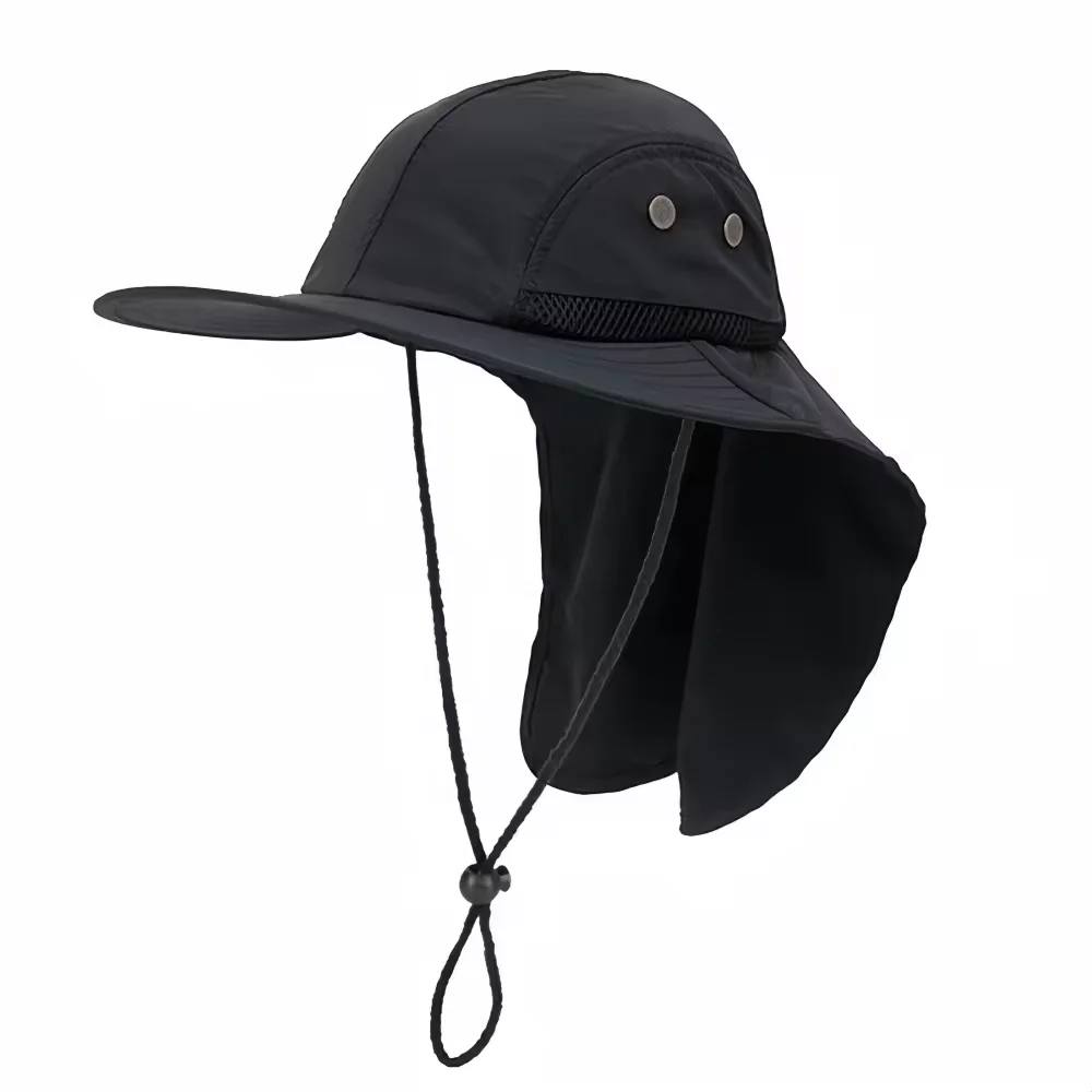 Wholesale Summer Lightweight  Waterproof Safari Hiking Hunting Boonie Bucket Cap Hat