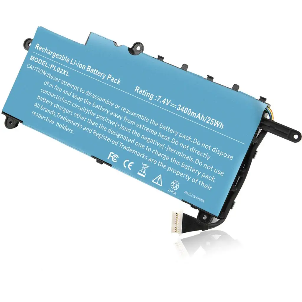 new OEM  used laptop chargers and batteries for hp 7.6V 3720mAh Black suitable for HP pavilion 11 X360 11-n011dx