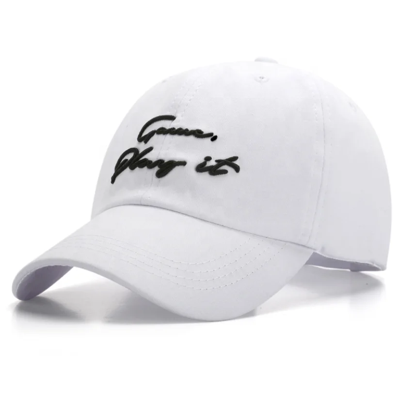 Custom summer new fashion adjustable embroidered 6 panel basball cap