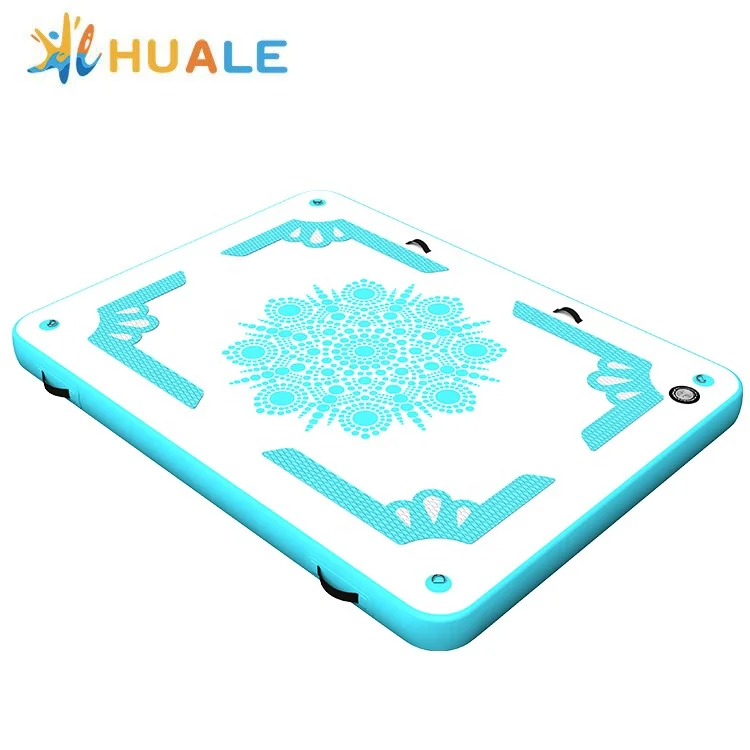 Professional China Manufacture Drop Stitch Dock Inflatable Platforms Water Floating Mat Pontoon