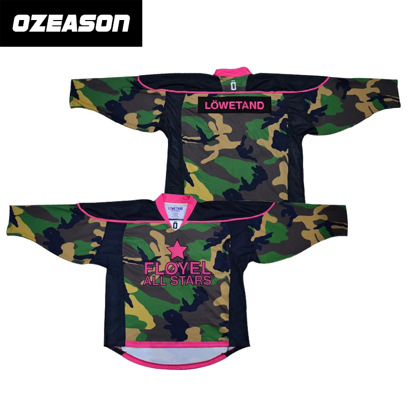 100% polyester hockey jerseys made in china custom logo men sublimated ice hockey jersey hoodie