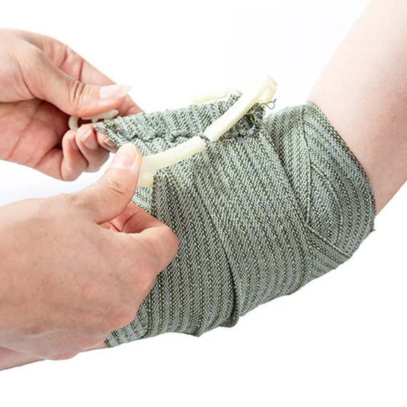 Sterile Medical Adhesive Crepe Hemostatic Pressure Elastic Compression Trauma Emergency Israeli Bandage