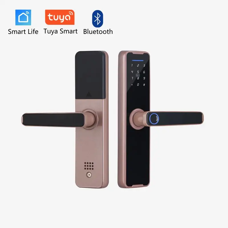 China Products digital app lock apartment smart door lock electronic key door lock