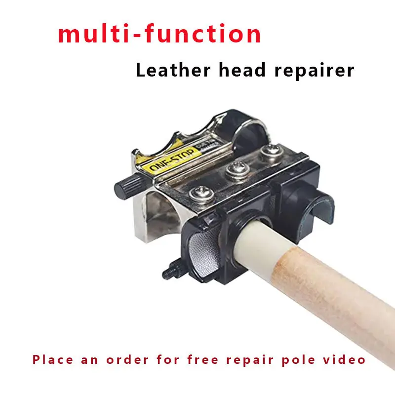 ONE STOP Billiard Tip Tool Repair Shaper Tip Multifunctional in 1 for 9.3-14mm Pool Cue Tip Billiard Accessories