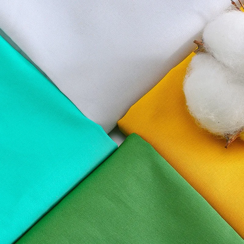 Hot sale factory wholesale low price high quality poplin fabric 100gsm cotton for womens dress
