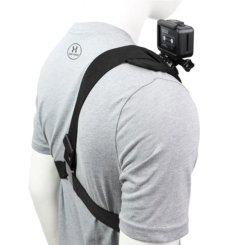Rotate Shoulder Strap Mount for DJI OSMO ACTION 3 2 GoPro Hero 11 10 9 8 7 6 5 4 session SJCAM EKEN AKASO Sport Camera Accessory