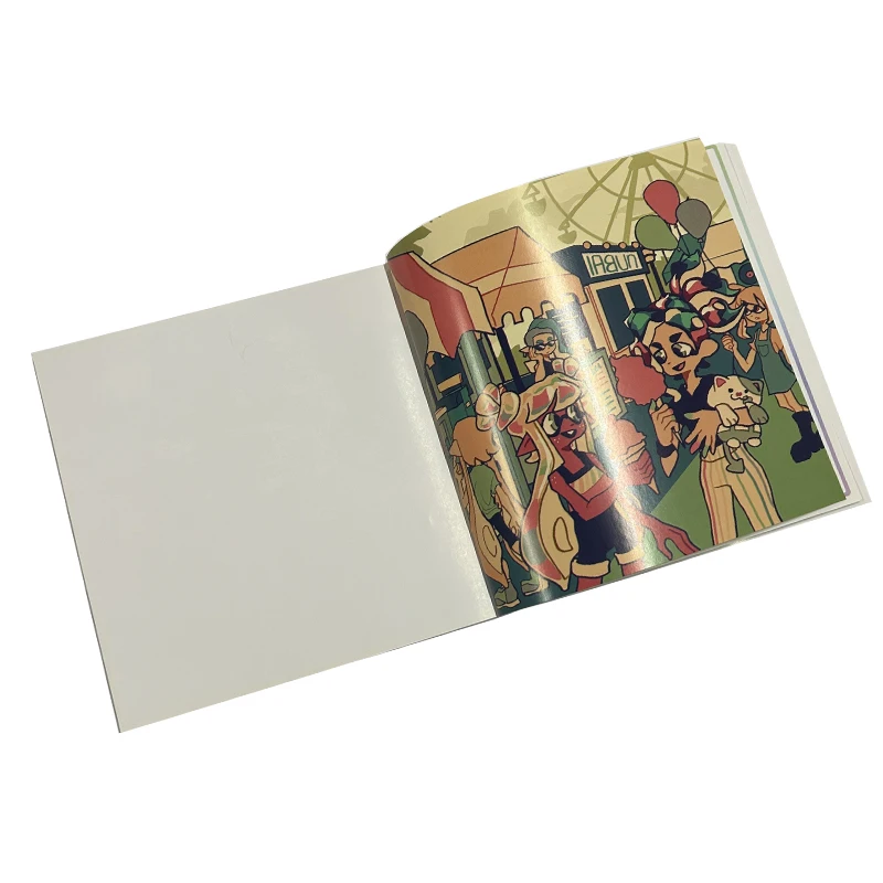 High grade full color spot UV  custom comic book printing wholesalers