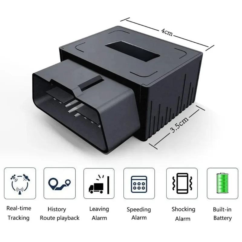 Car Tracking OBD2 GPS Tracker With Free Tracking System Support Multiple Languages