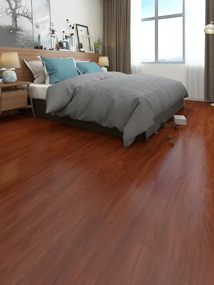 
American Wholesale 2mm Thick Rigid Click PVC Vinyl flooring with IXPE Foam 