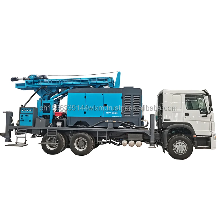 Hot sale 400M Automatic Borewell Water Well Drilling Machine Hydraulic Portable Diesel Water Well Drilling Rig