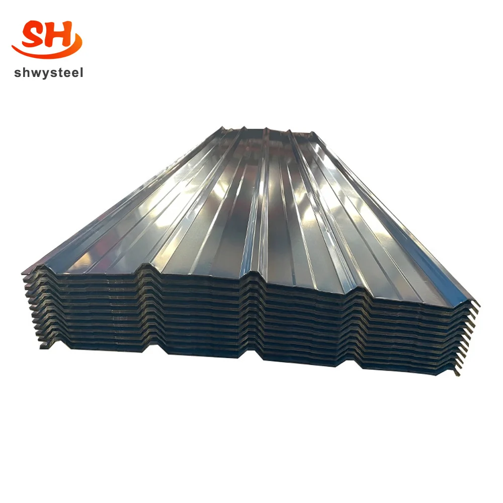 Cheap 22 24 26 28 gauge gi galvanized steel corrugated metal roofing iron sheet 0.35 DX51D full hard zinc aluminum roofing sheet