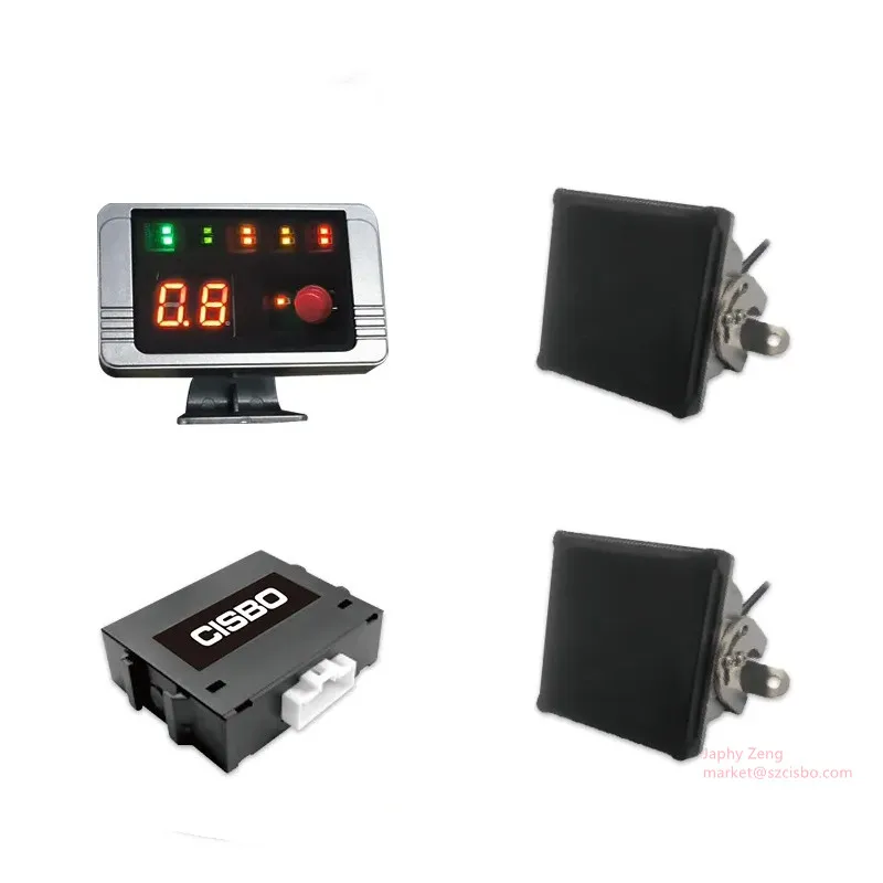 parking sensors front and rear radar proximity warning system for heavy duty truck