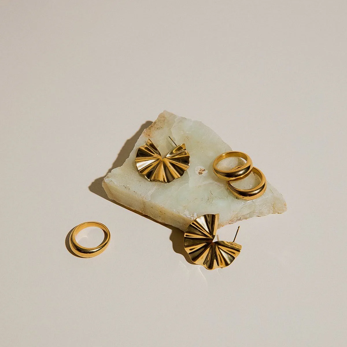 Jewelry photography decoration Marble texture fragments goose stone natural photo props