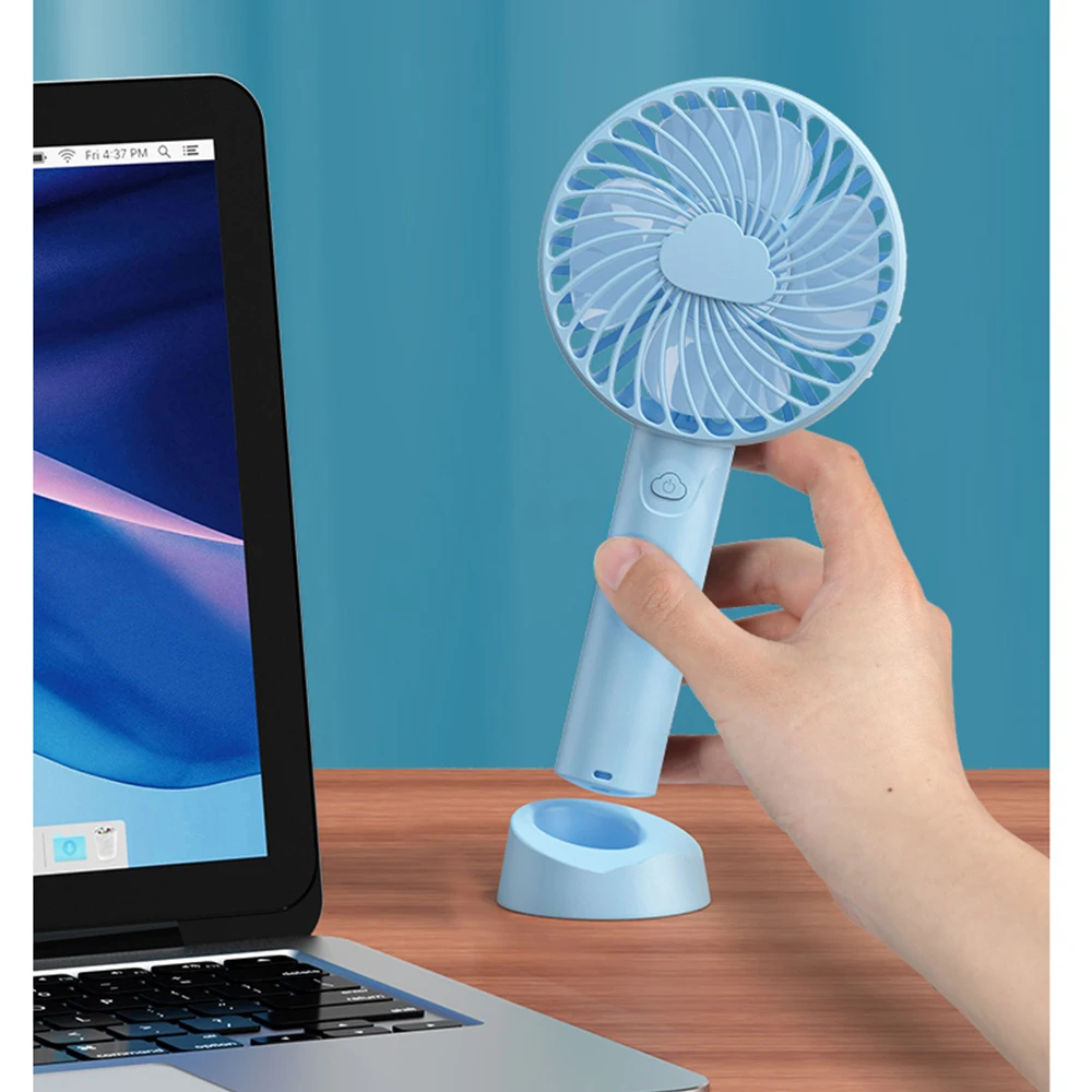 K1 cloud three Wind speed  adjustment 3 hours use time 800 MA Battery charging cooling usb portable electric  rechargeable fun