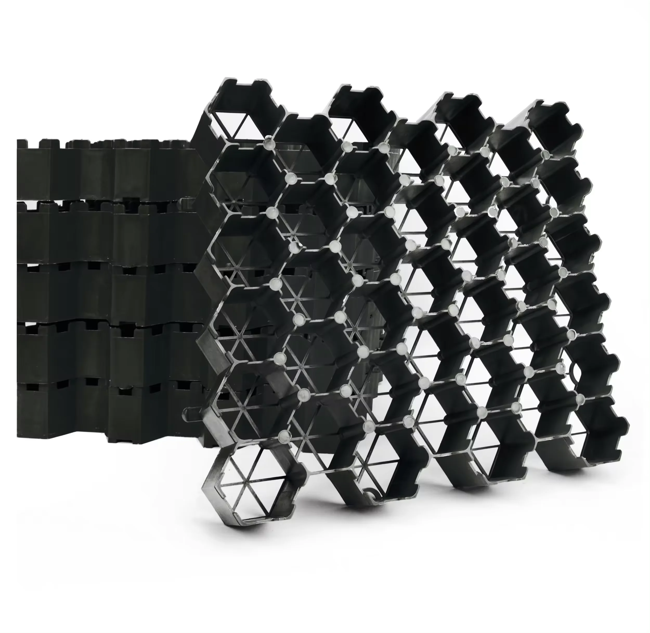 Design Black Geocell Grass Paver  Plastic Mould For Grass Geocell