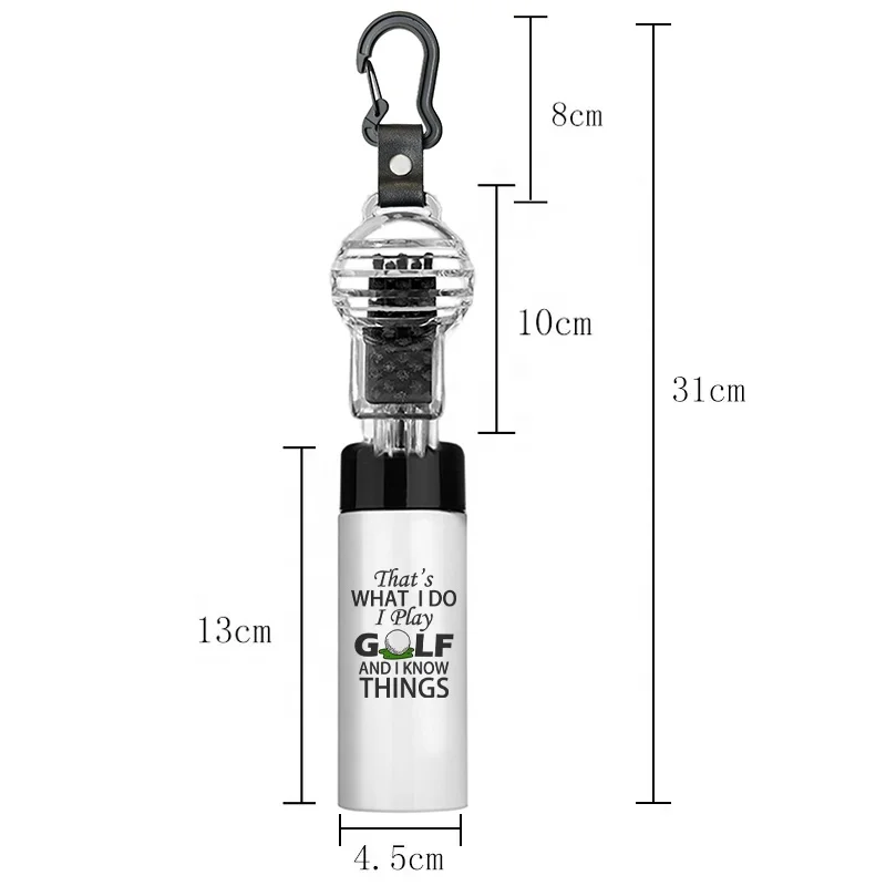 Customize cleaner Tool Accessories Black Plastic Golf Club Cleaning Brush With Water Spray Bottle Water Storage