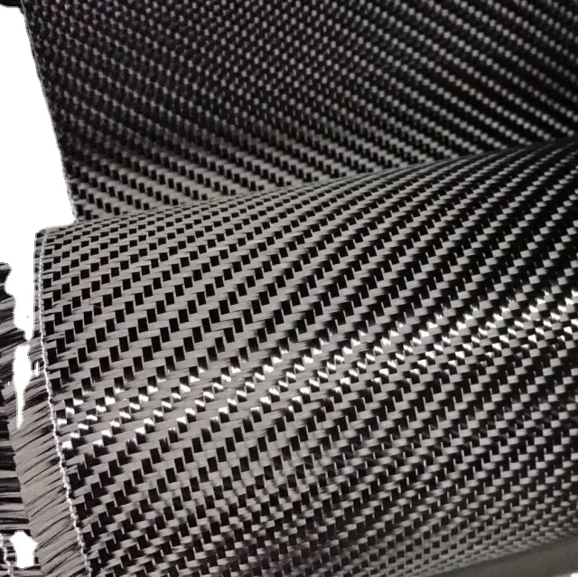 6K 300gsm 380gsm Twill Carbon Fibers fabrics