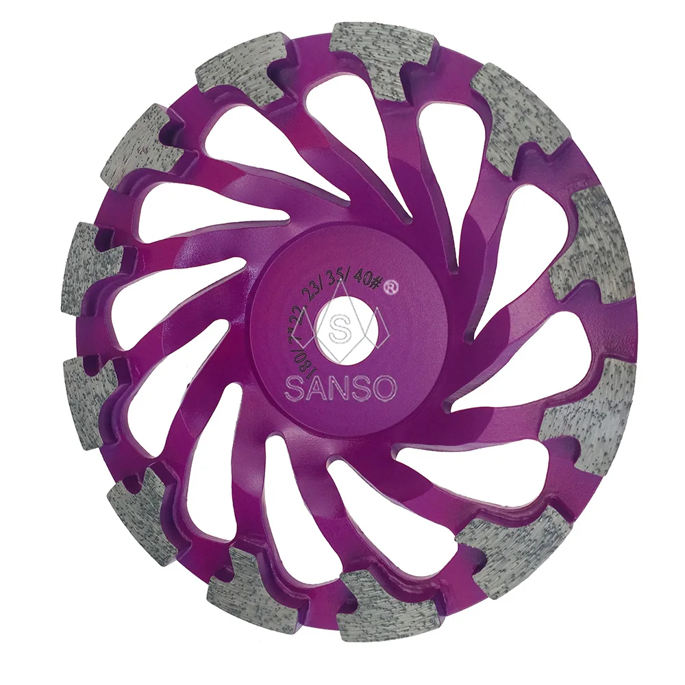 Sanso Customized Type Product High Quality Factory Price Diamond Grinding Abrasive Cup Wheel for Concrete